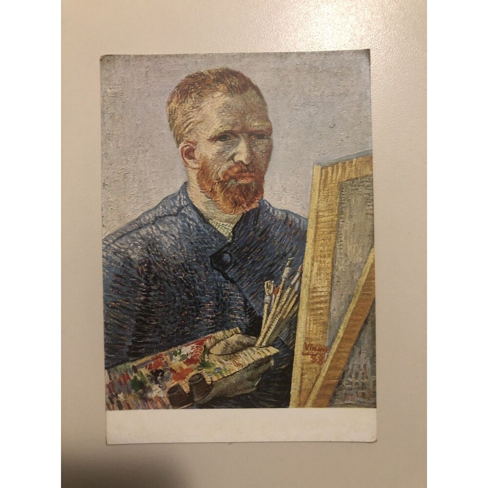 Vincent Van Gogh Portrait Vintage Postcard printed in‎ France